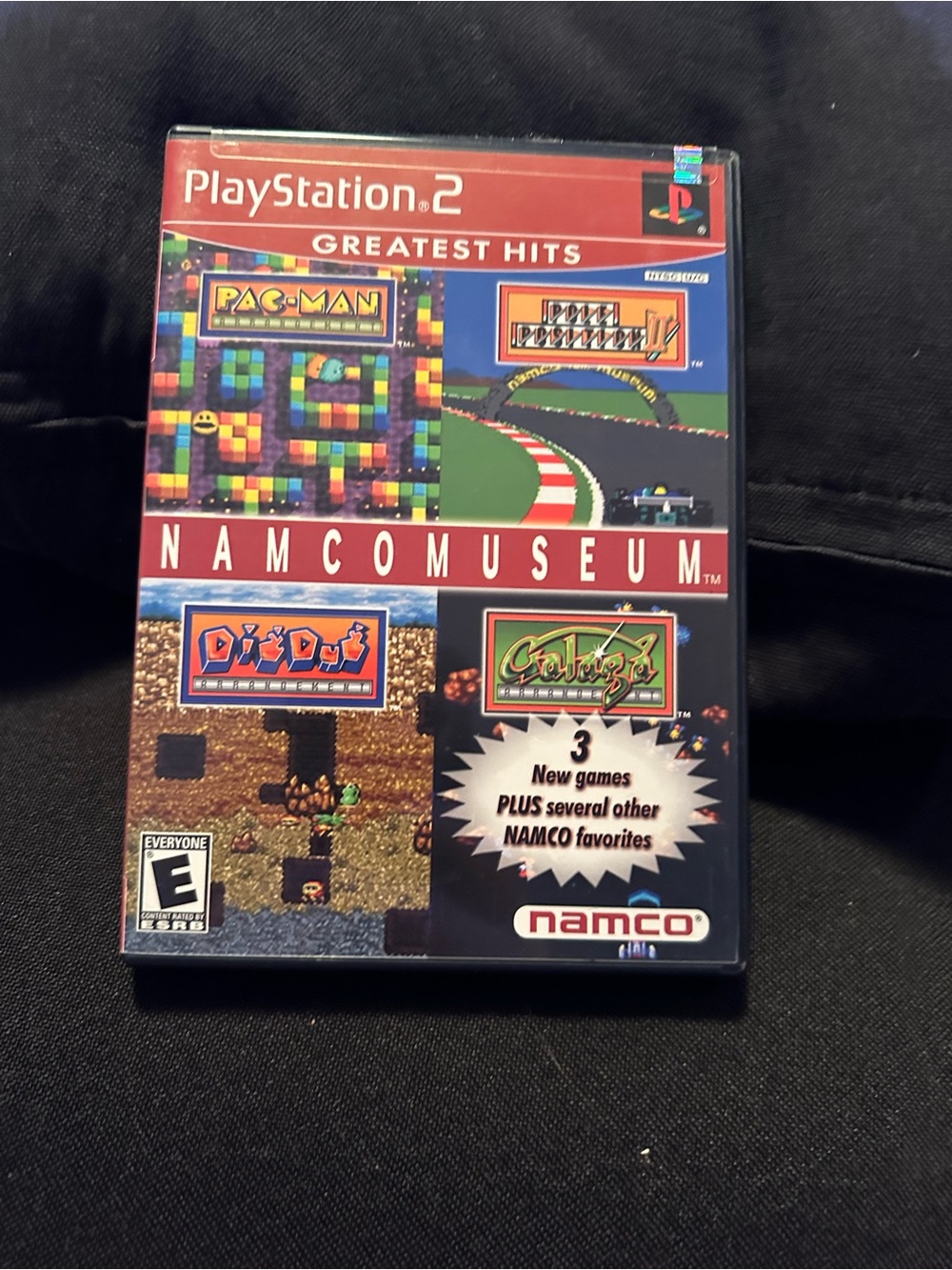 Sony Namco Museum Greatest Hits - Red/Multicolor Cover